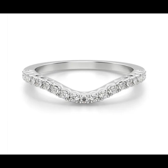 Diamond Nexus Angleix Round Engmt Ring & Wedding - Picture 6 of 6